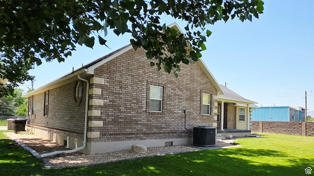 65 E 300 S, Salina, UT 84654 - view of side of property with a lawn and crawl space