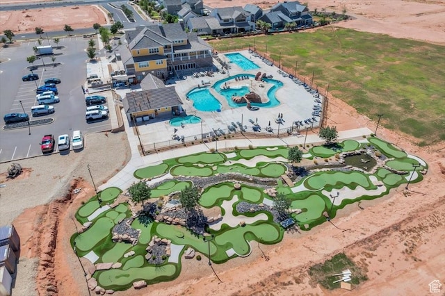 772 E Prairie Way, Washington, UT 84780 - bird's eye view of a pool area