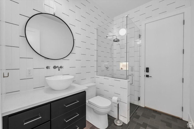 772 E Prairie Way, Washington, UT 84780 - bathroom featuring a stall shower and vanity