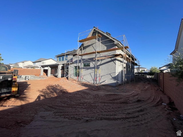 2181 Tawny Rdg, St George, UT 84790 - rear view of property featuring a fenced backyard