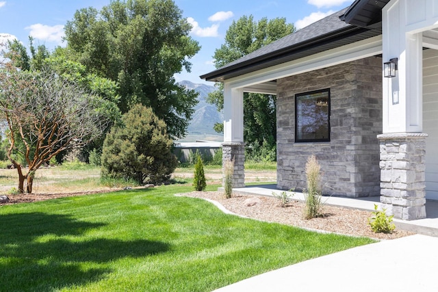 3359 W 3500 S, Wellsville, UT 84339 - view of green lawn featuring a mountain view