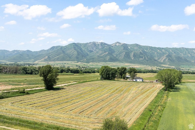 3359 W 3500 S, Wellsville, UT 84339 - mountain view with rural landscape and large plots for crops