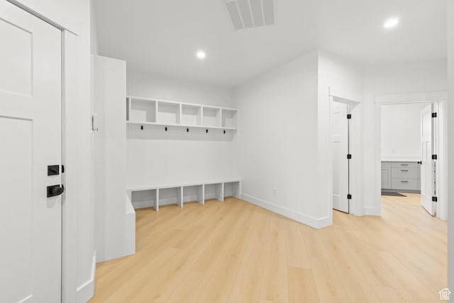 3359 W 3500 S, Wellsville, UT 84339 - mudroom with recessed lighting and light wood-type flooring