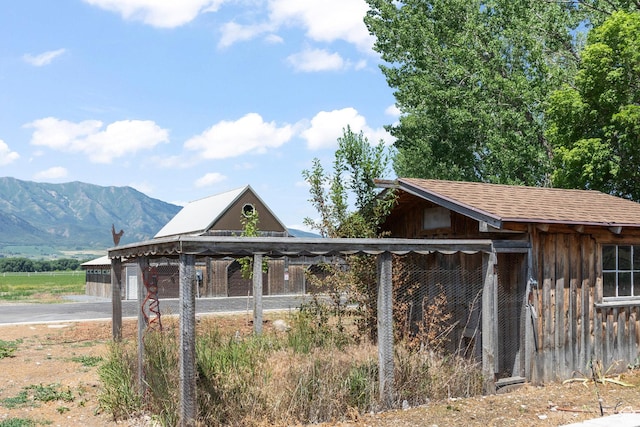 3359 W 3500 S, Wellsville, UT 84339 - view of outdoor structure featuring a mountain view
