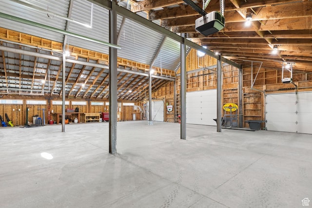 3359 W 3500 S, Wellsville, UT 84339 - garage featuring a garage door opener