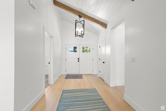 3359 W 3500 S, Wellsville, UT 84339 - foyer entrance featuring a chandelier and light wood-type flooring