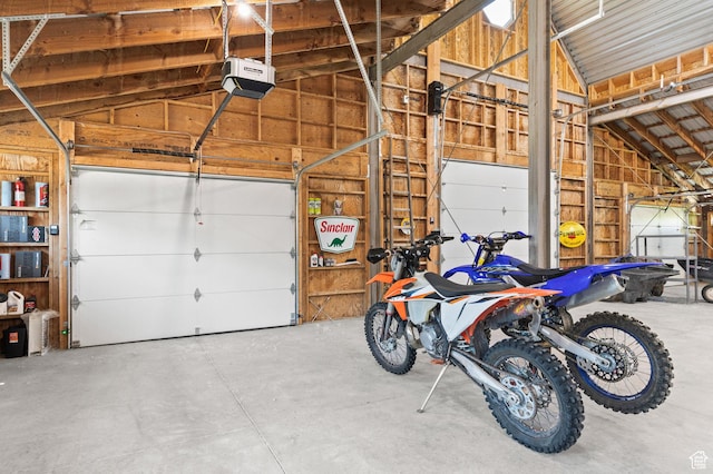 3359 W 3500 S, Wellsville, UT 84339 - garage featuring a garage door opener