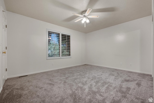 560 S 1350 E, Fruit Heights, UT 84037 - carpeted empty room with a ceiling fan and a textured ceiling
