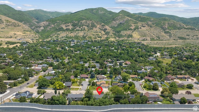 560 S 1350 E, Fruit Heights, UT 84037 - aerial overview of property's location with mountains