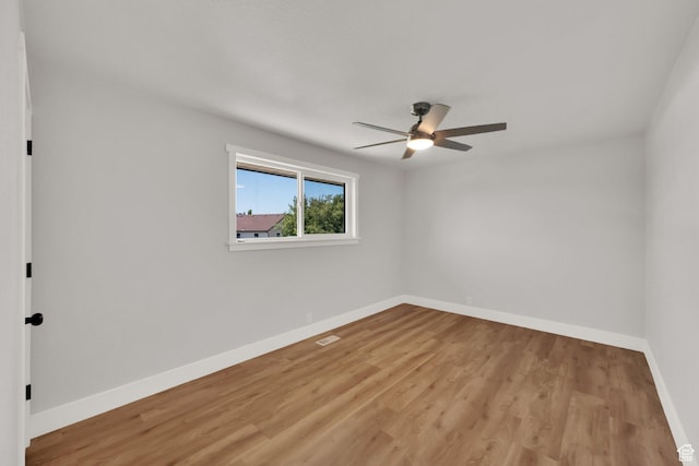 10852 S Starpine Dr, Sandy, UT 84094 - unfurnished room with a ceiling fan and wood finished floors