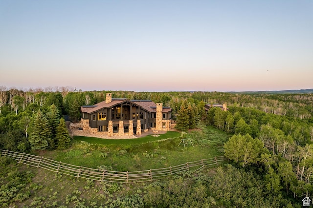 9156 E Forest Rd Unit 24, Heber City, UT 84032 - aerial view of property and surrounding area featuring a heavily wooded area