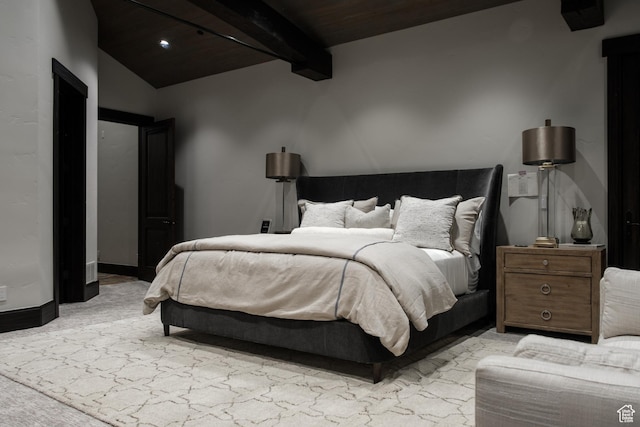 9156 E Forest Rd Unit 24, Heber City, UT 84032 - bedroom featuring carpet flooring and wooden ceiling