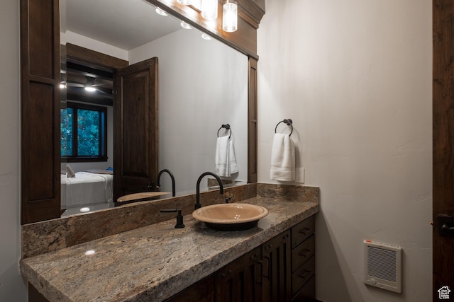 9156 E Forest Rd Unit 24, Heber City, UT 84032 - bathroom featuring ensuite bath, heating unit, and vanity