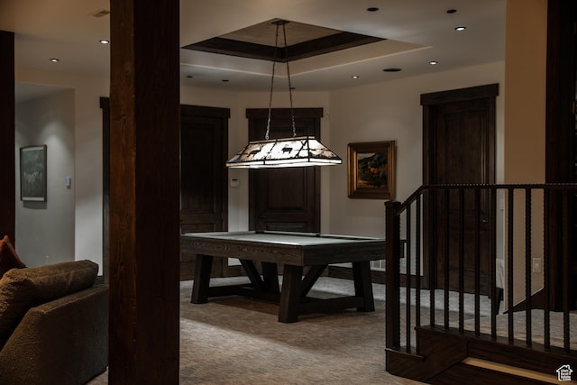 9156 E Forest Rd Unit 24, Heber City, UT 84032 - recreation room featuring carpet floors and recessed lighting
