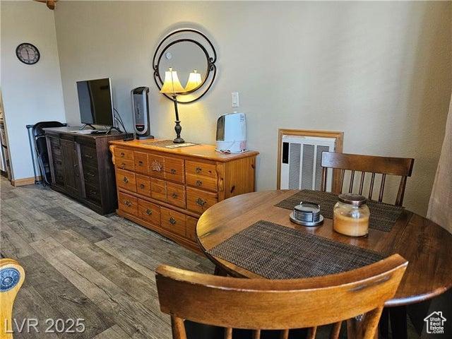 223 Hunter Ridge Rd Unit E121, Brian Head, UT 84719 - dining space with wood finished floors