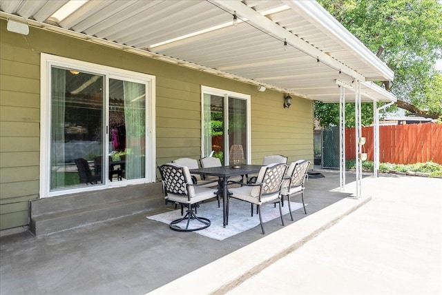 1680 E Fieldcrest Ln, Holladay, UT 84117 - view of patio with outdoor dining area