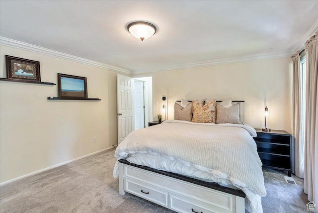 1680 E Fieldcrest Ln, Holladay, UT 84117 - bedroom with light carpet and ornamental molding