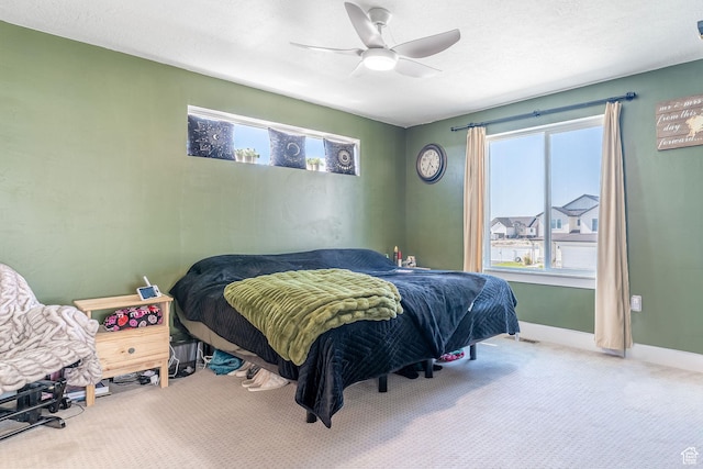 2477 W 2900 N, Farr West, UT 84404 - carpeted bedroom with ceiling fan