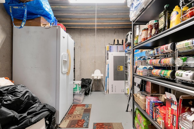 1524 E 330 N, Lehi, UT 84043 - basement with white fridge with ice dispenser