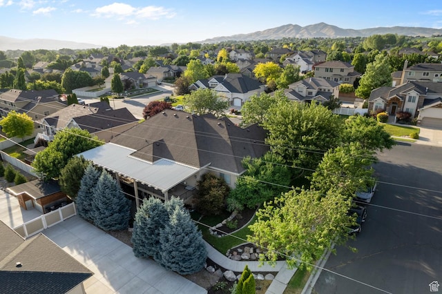 1524 E 330 N, Lehi, UT 84043 - aerial view of residential area featuring a mountainous background