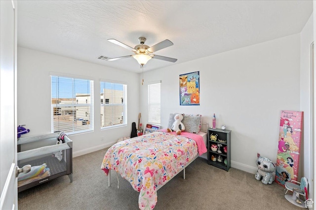 6029 S Carnelian Pkwy, St George, UT 84790 - bedroom with carpet floors and ceiling fan