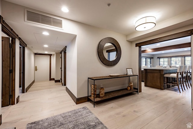 7815 Royal St Unit C259, Park City, UT 84060 - hallway with light wood-style flooring and recessed lighting