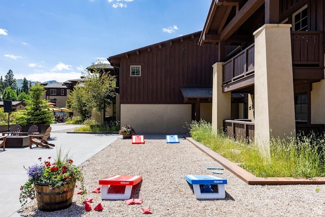7815 Royal St Unit C259, Park City, UT 84060 - view of property's community with a fire pit and a patio area