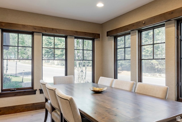 7815 Royal St Unit C259, Park City, UT 84060 - dining space with wood finished floors and recessed lighting