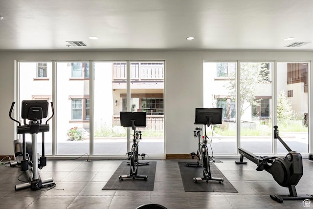 7815 Royal St Unit C259, Park City, UT 84060 - exercise room featuring recessed lighting