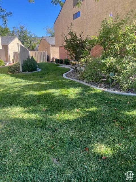 1014 W Bloomington Dr S, St George, UT 84790 - view of yard