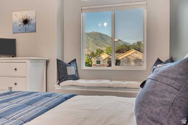 14012 S Osborne Ln E, Draper, UT 84020 - bedroom with multiple windows and a mountain view