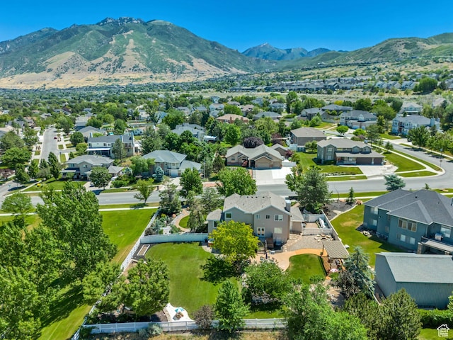 14012 S Osborne Ln E, Draper, UT 84020 - aerial view of residential area featuring mountains