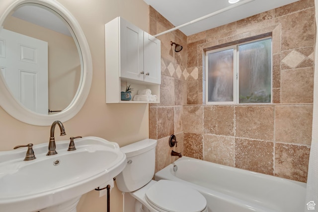 14012 S Osborne Ln E, Draper, UT 84020 - full bathroom featuring a sink and bathing tub / shower combination