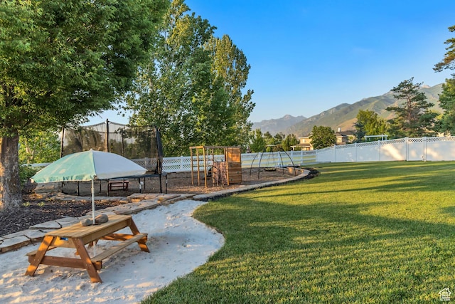 14012 S Osborne Ln E, Draper, UT 84020 - view of yard with a mountain view
