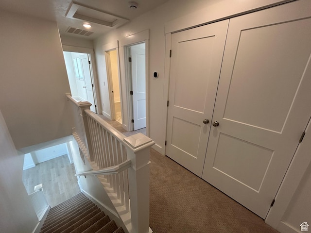 564 N 800 W, Smithfield, UT 84335 - hall with an upstairs landing and attic access