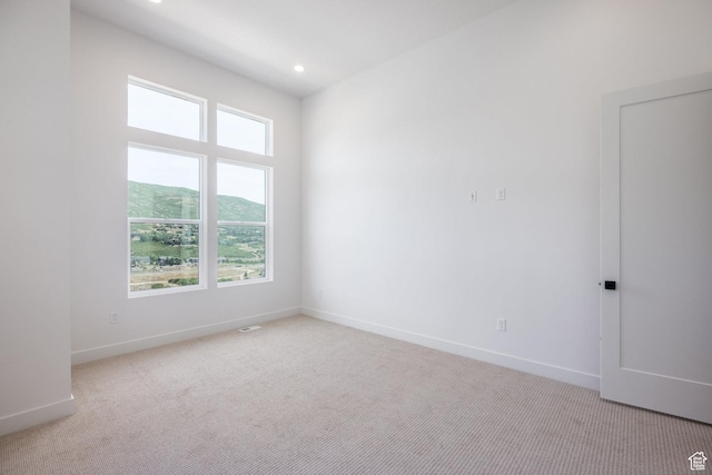 424 W Ascent Dr Unit 254, Hideout, UT 84036 - spare room with light carpet and recessed lighting