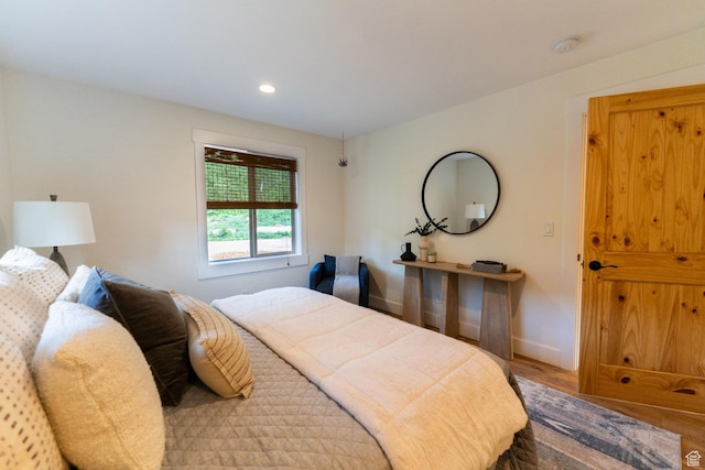 2143 S Aspen Cir, Wanship, UT 84017 - bedroom with wood finished floors and recessed lighting