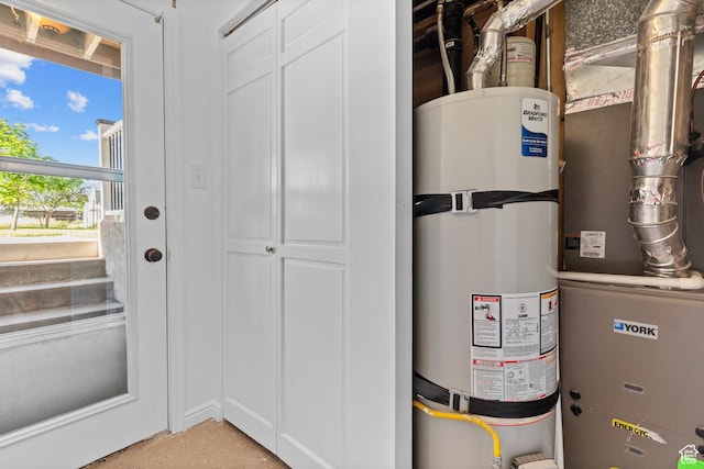 2124 W 7125 S, West Jordan, UT 84084 - utility room with water heater and heating unit
