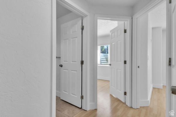 1342 S 1340 E, Spanish Fork, UT 84660 - hallway featuring light wood-type flooring