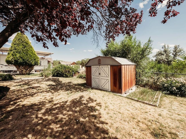 1633 W 2100 N, Helper, UT 84526 - view of shed featuring a fenced backyard