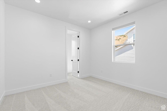 5554 N Fox Canyon Rd, Lehi, UT 84043 - spare room with carpet flooring and recessed lighting
