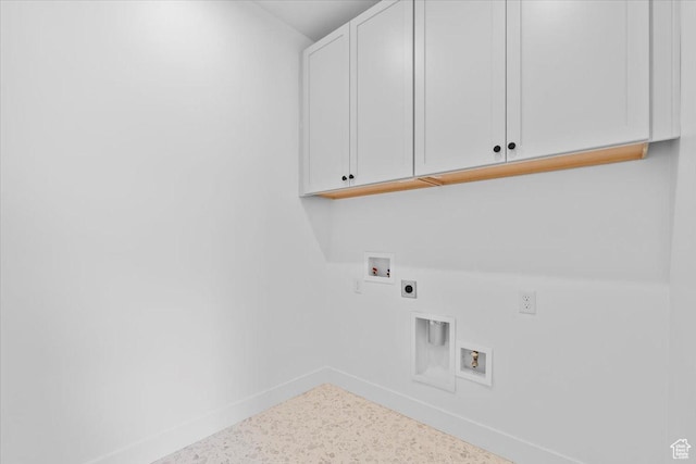 5554 N Fox Canyon Rd, Lehi, UT 84043 - laundry room featuring cabinet space, electric dryer hookup, and washer hookup