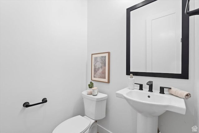 5554 N Fox Canyon Rd, Lehi, UT 84043 - half bathroom with toilet and baseboards