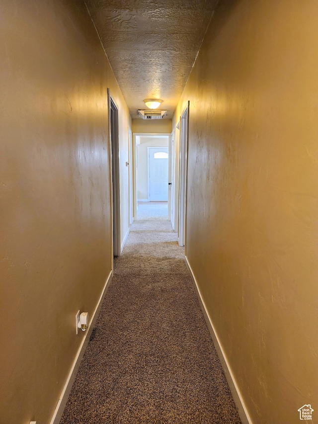 464 N Grant St, Salt Lake City, UT 84116 - hallway with carpet flooring and a textured ceiling