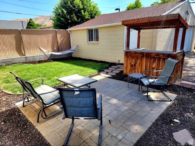 464 N Grant St, Salt Lake City, UT 84116 - fenced backyard with a patio area