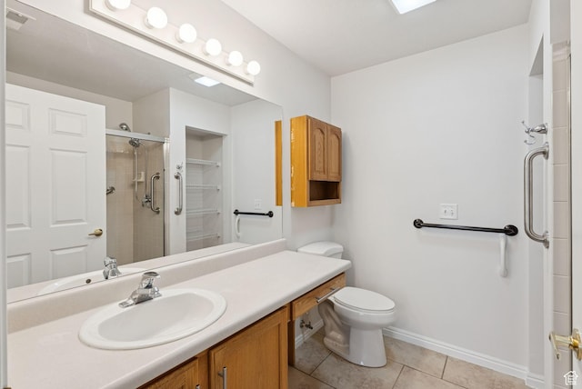 4732 W Villa View Dr Unit A, West Valley City, UT 84120 - full bath featuring tile patterned flooring, tiled shower, and vanity