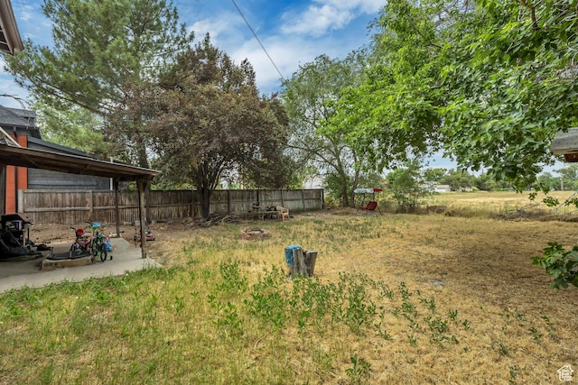 222 W Center St S, Midvale, UT 84047 - fenced backyard with a patio area