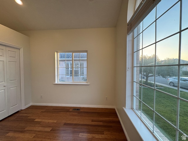 511 W 40 N, Orem, UT 84057 - unfurnished bedroom with dark wood-type flooring and a closet