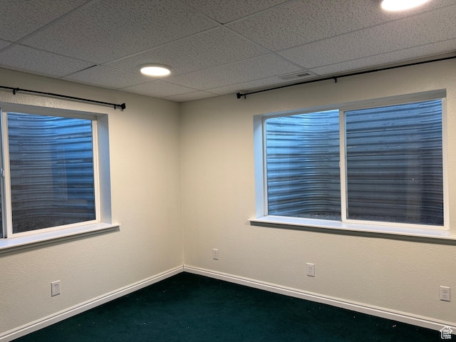 511 W 40 N, Orem, UT 84057 - carpeted empty room with baseboards and a paneled ceiling
