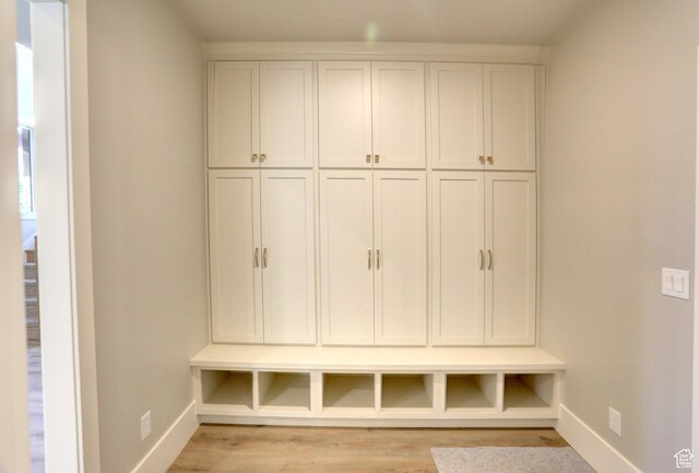 435 E Maple St, Mapleton, UT 84664 - mudroom with baseboards and light wood-type flooring